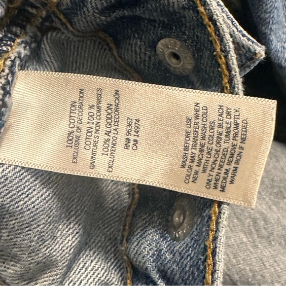 OshKosh B'gosh Blue Unisex Trucker Jean Denim Jacket for Kids Size 5T 5 - Picture 9 of 9